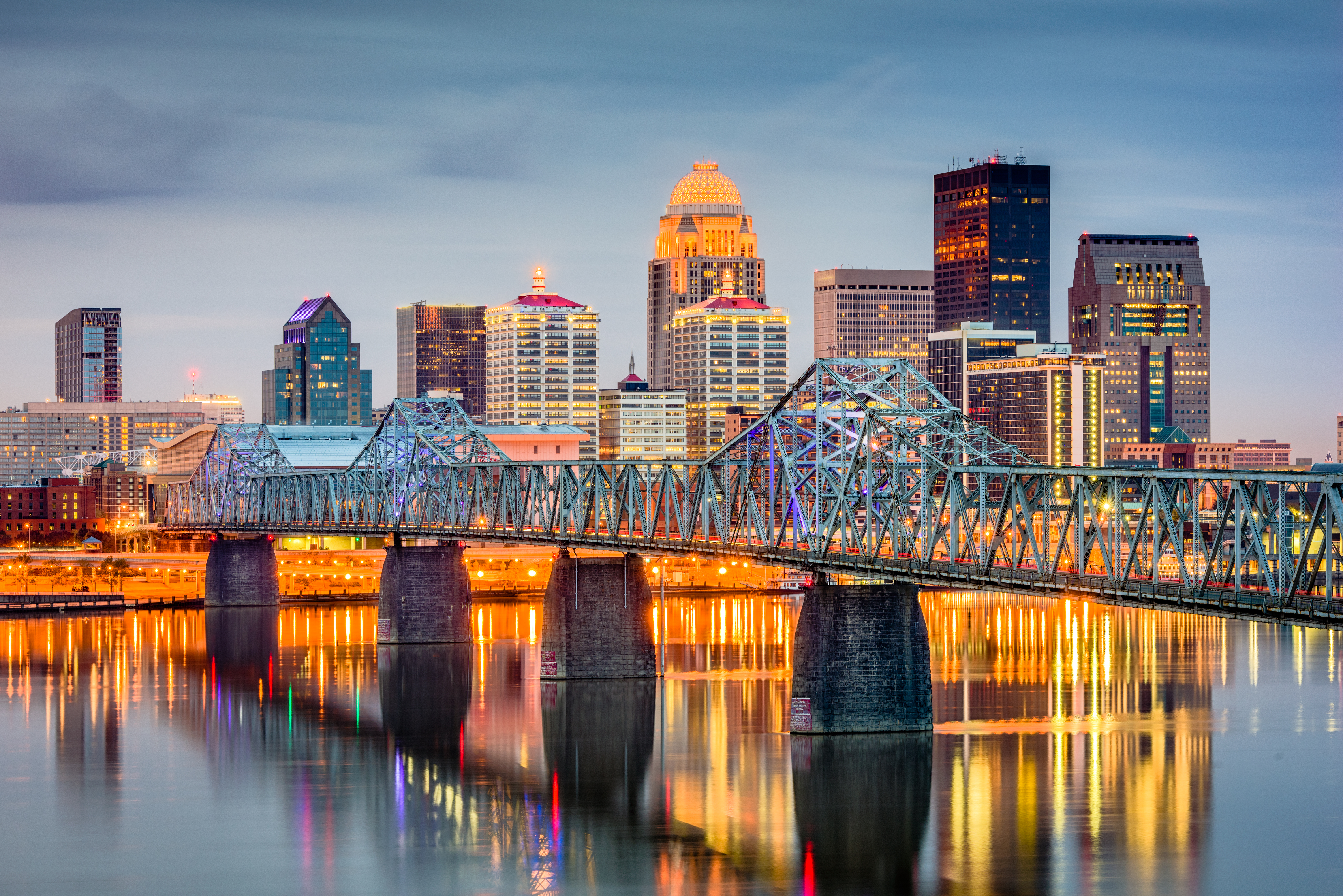 Skyline view of Louisville, Kentucky